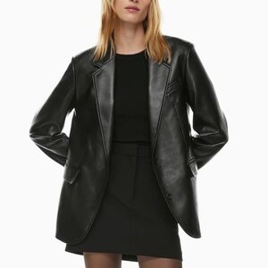Aritzia - Babaton Agency Blazer (Faux Leather)